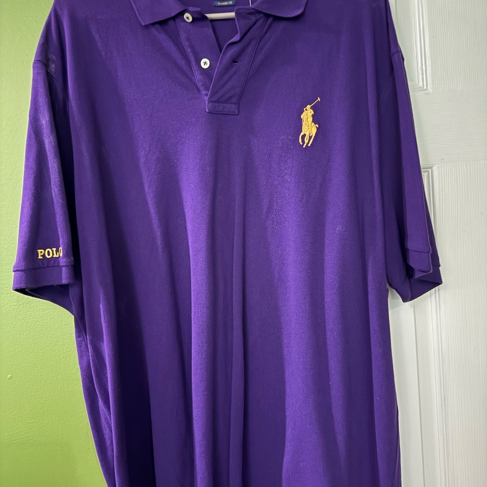 Polo by Ralph Lauren Classic Purple Polo Shirt
